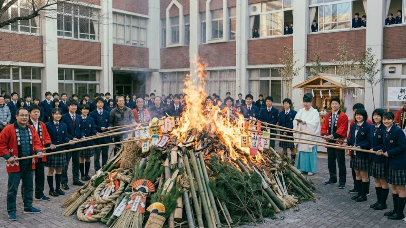 面白い学校イベントのアイディア40 どんど焼きの画像